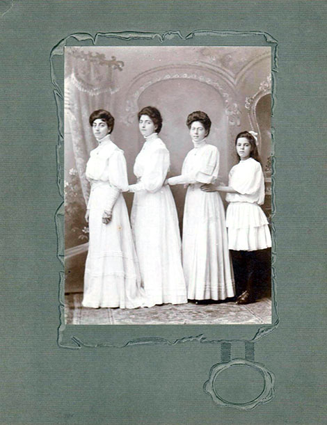 The four sisters about 1909