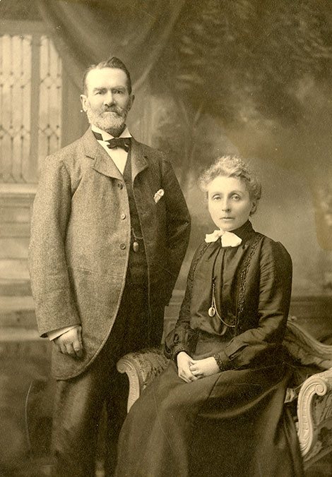 Rosa Child/Oldrieve with her husband William Lewis Oldreive