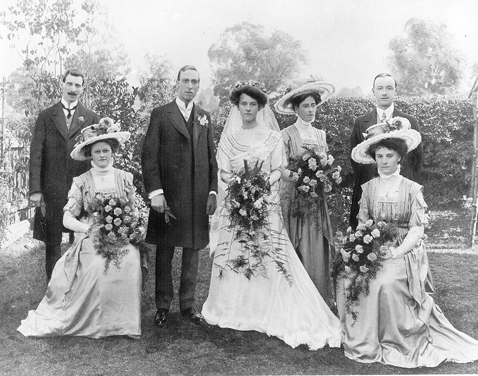 The marriage of Graham Child and Dorothy Ellen Gough at Calne (Wiltshire) in 1910