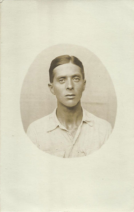 George in the Army in 1918