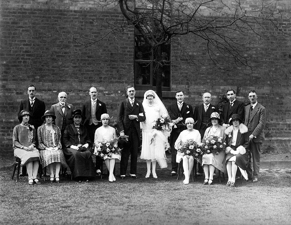 George’s marriage to Lucy Starr in Wigan in 1928