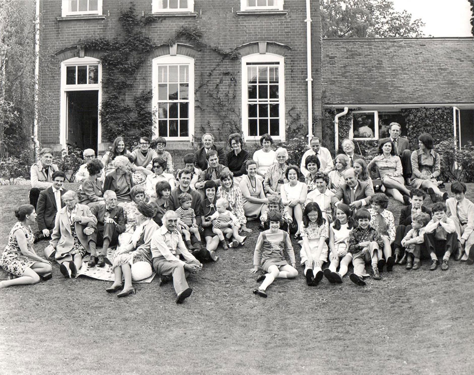 This is one of several photos taken at a Child family gathering hosted by Cecil Taylor (Helen Kegie's cousin) at his house in Godalming, Surrey, in 1971