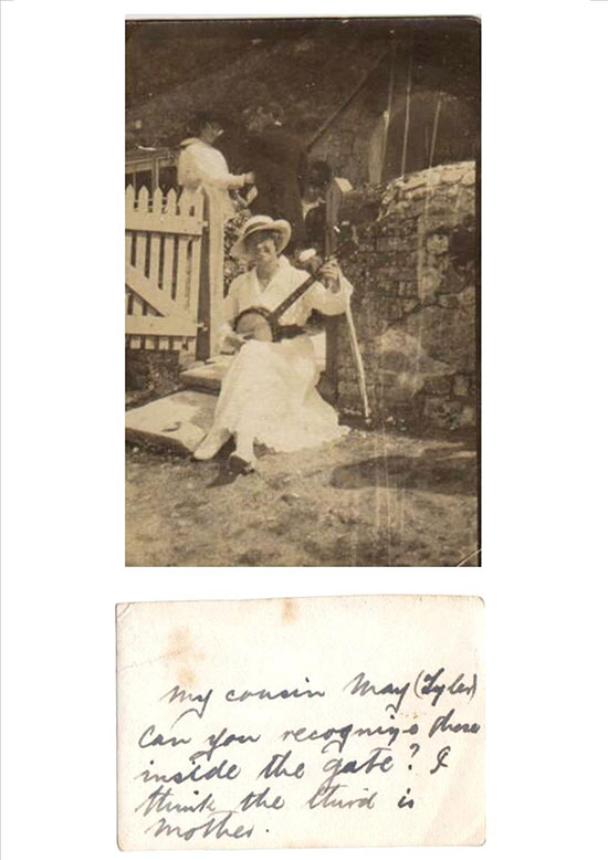 May Tyler playing at the 1916 of Stewart Child and Rosalie Barton.  
She died of Spanish Flu in 1919
