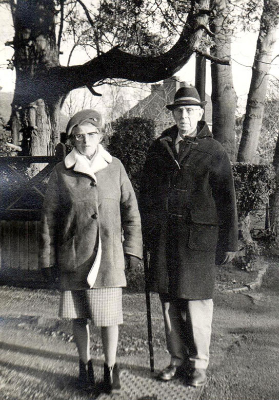Stewart and Rosalie in later years.  After eventful and productive lives and a happy retirement, he died in 1974 and she in 1988.