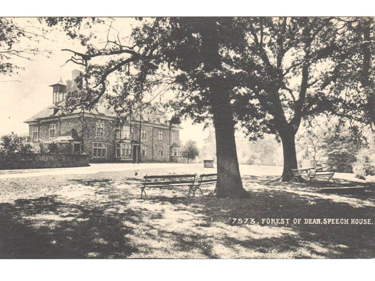 Speech House in the Forest – a postcard of perhaps the 1930s