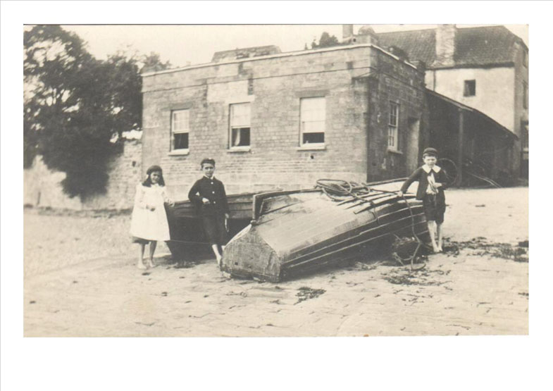 Beachley Ferry ticket office in 1903 – a Child family photo with Amy, Donald and George Child