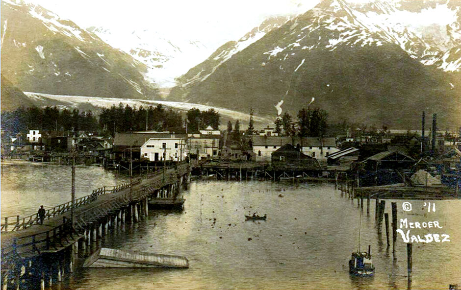 Valdez – a postcard from 1911 sent to Edith Child/McMullan in Seward