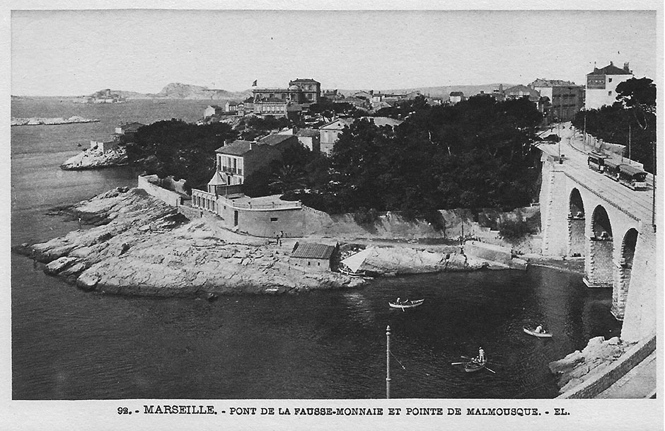 A view of the Endoume area of the côté Marseille